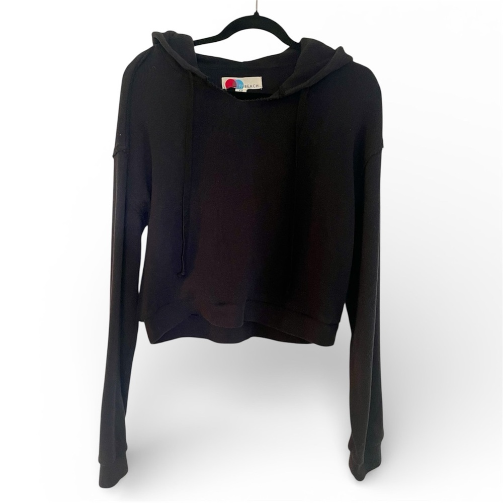 Free People Size Small Women’s Black Knit Hoodie